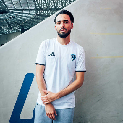 T-shirt blanc Essentiel Paris FC x adidas