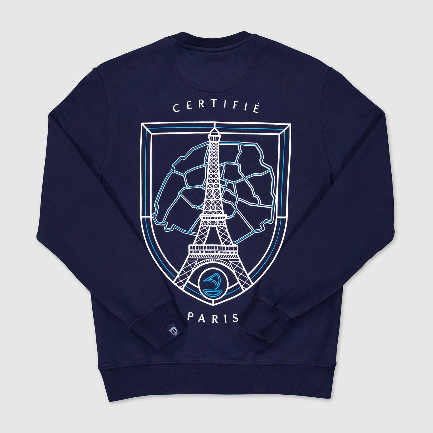 Sweat Certifié Paris Marine