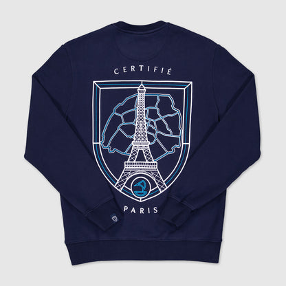 Sweat Certifié Paris Marine