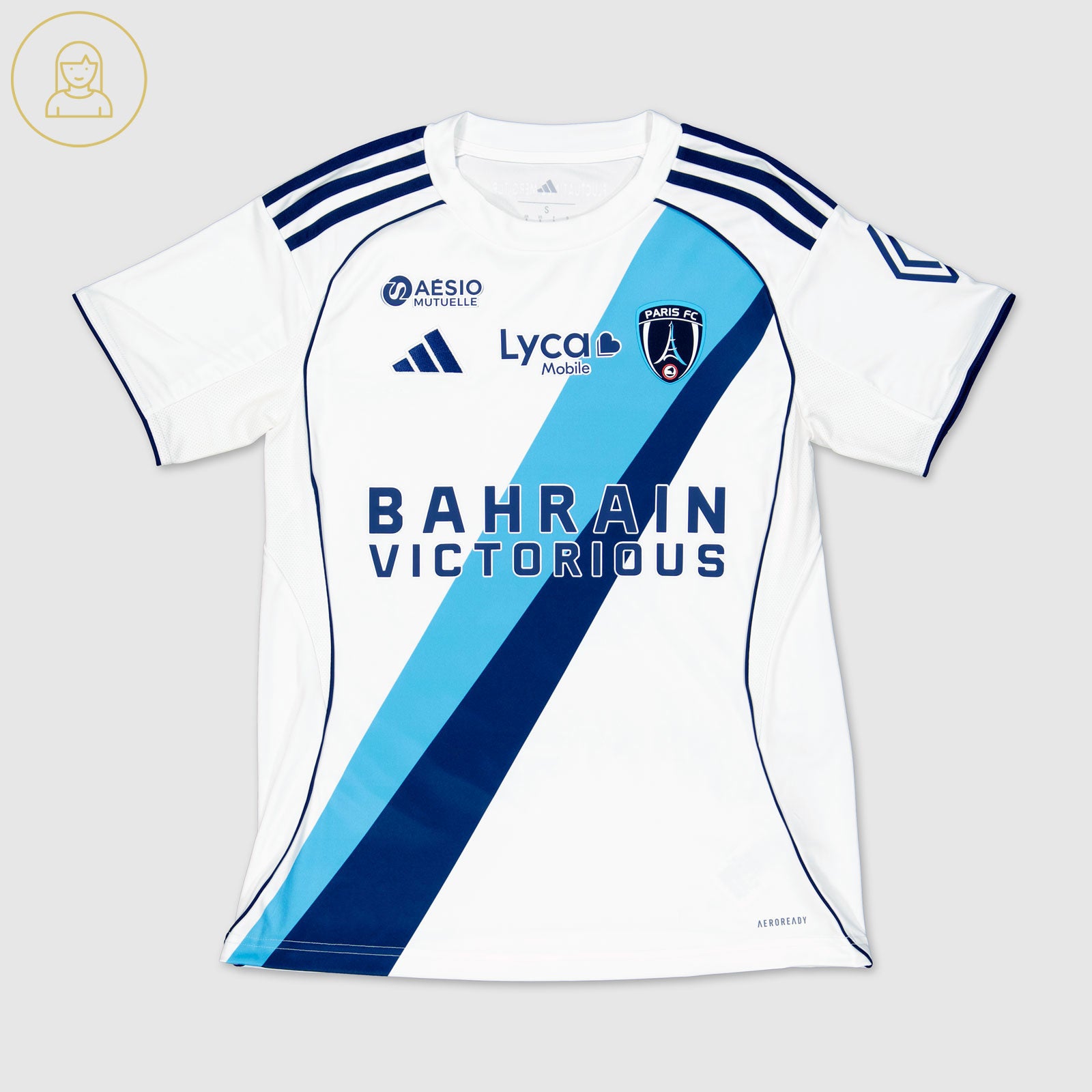 Maillot Femme Authentik Paris FC Extérieur 25/26