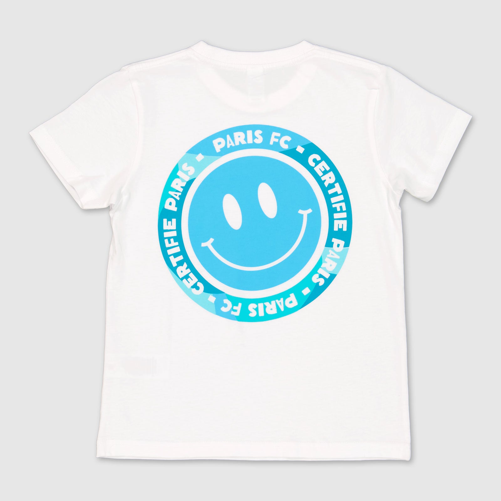 T-Shirt Enfants Smiley Bleu