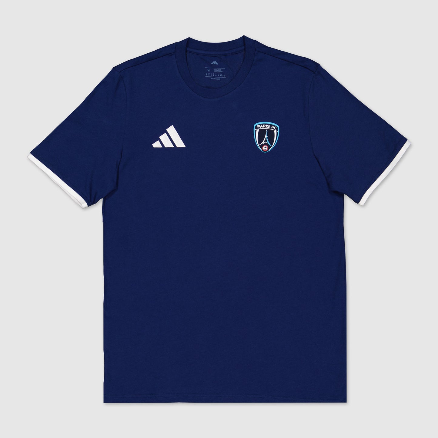 T-shirt bleu Essentiel Paris FC x adidas