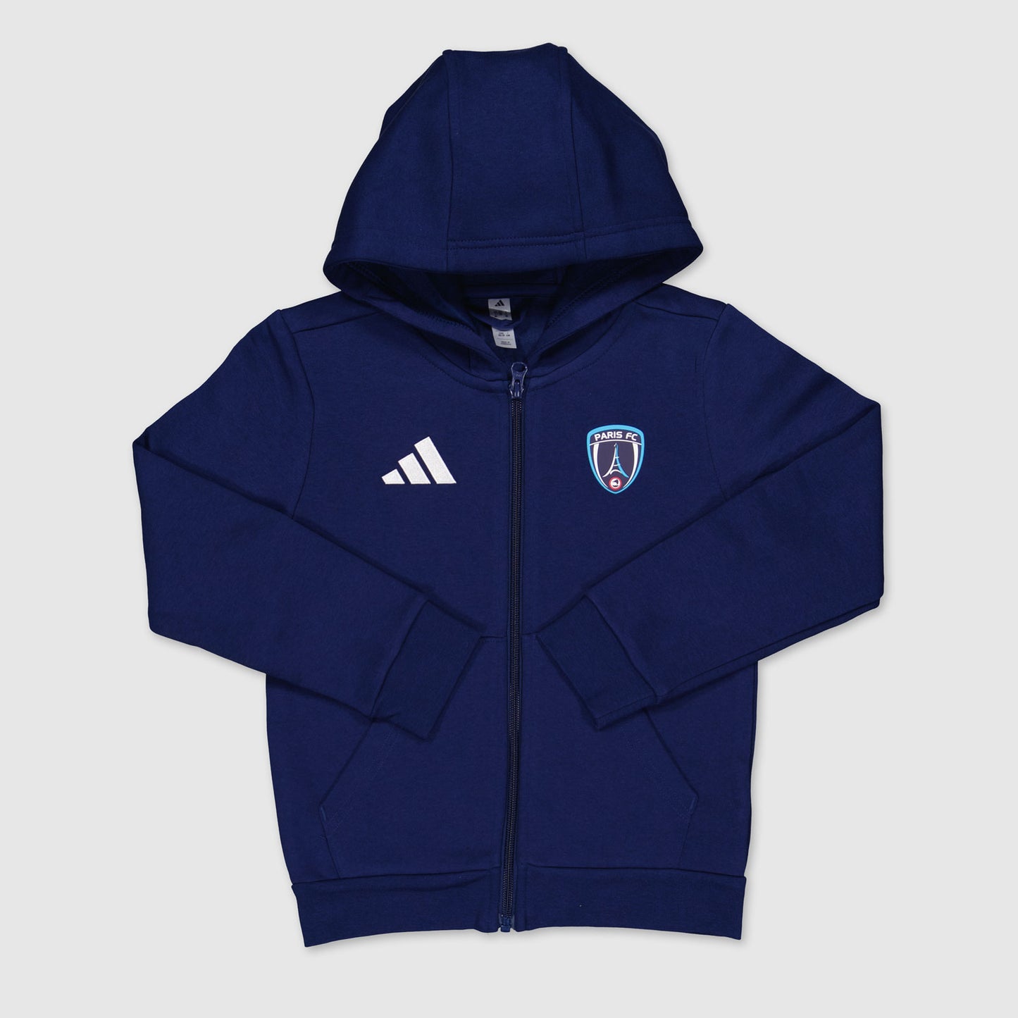 Hoodie zippé bleu Enfants Essentiel Paris FC x adidas