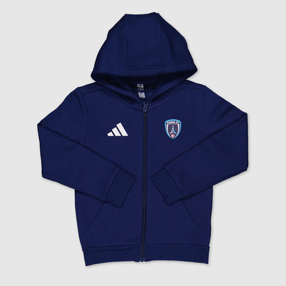 Hoodie zippé bleu Enfants Essentiel Paris FC x adidas
