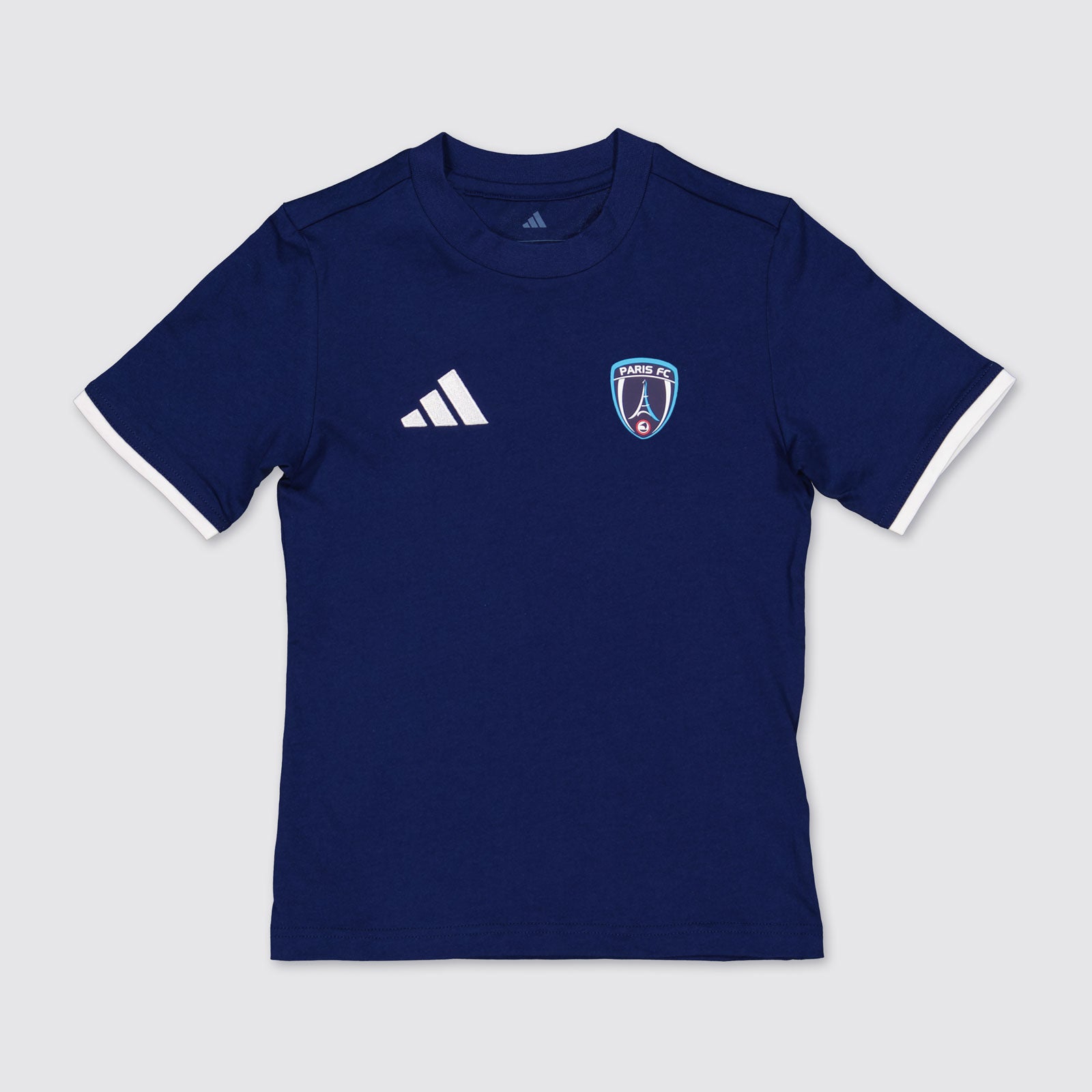 T-shirt bleu Enfants Essentiel Paris FC x adidas